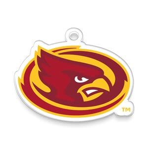 Iowa State Cyclones Mascot Cy the Cardinal Christmas Decoration Bag Tag Luggage Tag Christmas ...