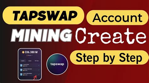 Tapswap New Mining App Tapswap Mining Account Create 100