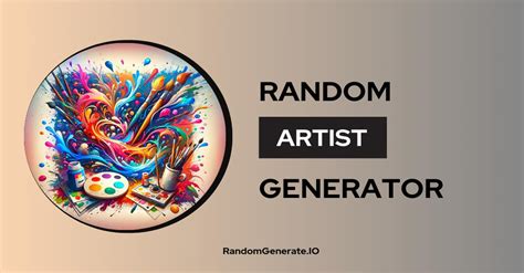 Random Artist Generator 🎸🎤🎵