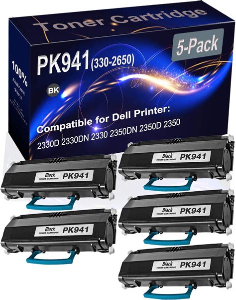 Amazon 5 Pack Black Compatible High Yield PK941 330 2650