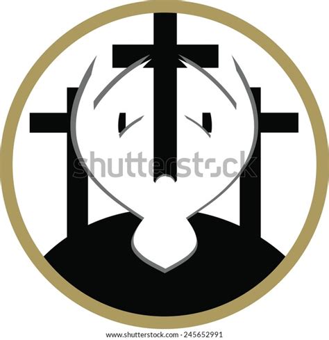 Vector Illustration Three Crosses On White Stock Vector (Royalty Free ...