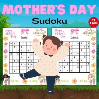 Printable Mothers Day Sudoku Puzzles With Solution Fun Brain Games