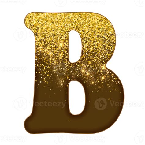 Half Gold Glitter Alphabet 16691693 PNG