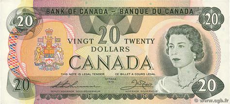 20 Dollars No De Série Au Verso Canada Numista