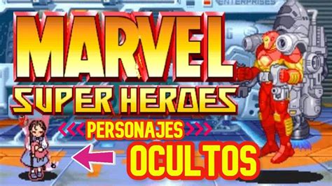 Como sacar personajes ocultos en Marvel Super héroes marvelsuperheroes