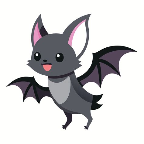 Galapagos Hoary Bat walks kawaii 48803583 Vector Art at Vecteezy