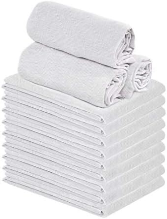 Amazon Talvania Flour Sack Towels White Kitchen Dish Towels