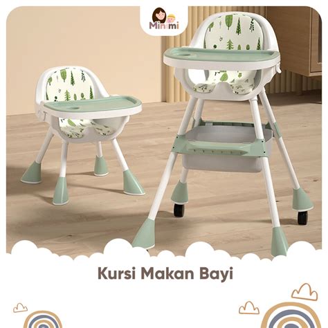 Jual Minimi Kursi Makan Bayi Multifungsi Dengan Roda Kursi Makan Bayi