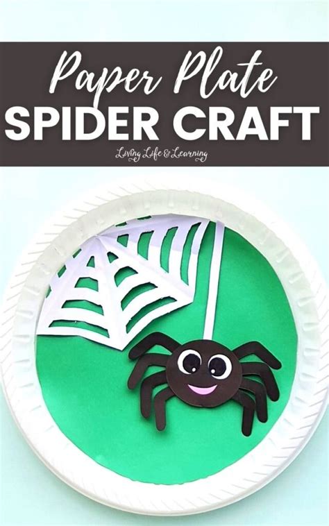 Paper Plate Spider Craft