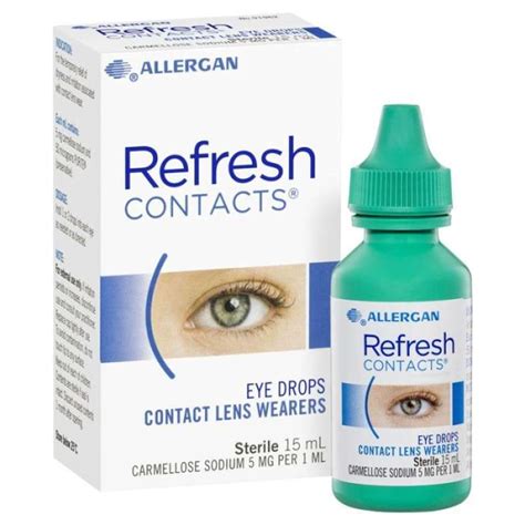 Jual Allergan Refresh Contact Eye Drop Ml Tetes Mata Kering