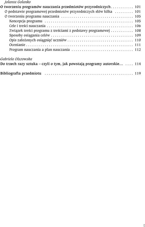 Programy nauczania w rzeczywistości szkolnej Tworzenie wybór ewaluacja