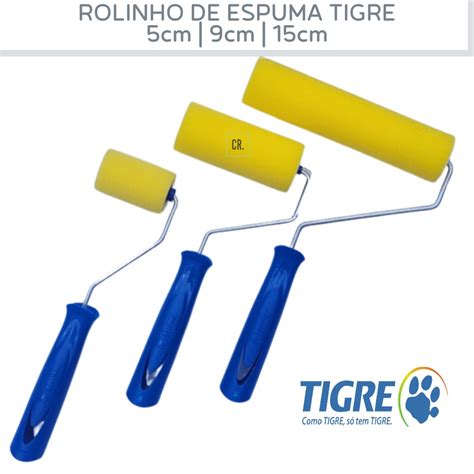 Rolinho De Espuma Tigre Para Artesanato E Pinturas 1341 5cm 9cm