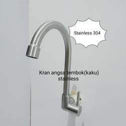 Jual Kran Air Keran Angsa Tembok Stainless Cuci Piring Dapur Igm Kota