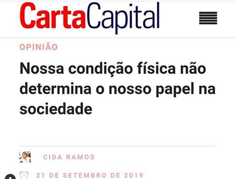 Artigo Para A Revista Carta Capital Cida Ramos