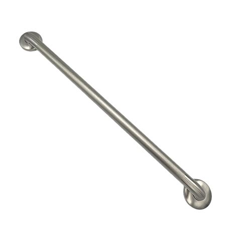 1 12 X 48 Stainless Steel Peened Finish Grab Bar Wal Rich Corporation