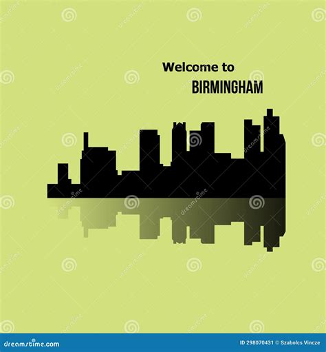 Birmingham, Alabama (silhouette) Stock Vector - Illustration of modern, building: 298070431