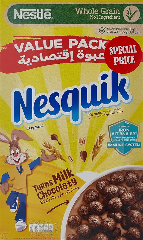 Nesquik Nestle Chocolate Flavoured Cereals Value Pack 500 G Buy