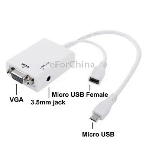 MHL Micro USB To VGA Adapter at Rs 300 वजए डसपल एडपटर in