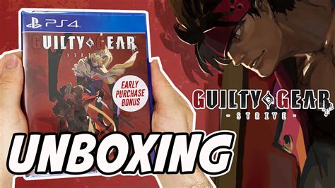 Guilty Gear Strive Ps4 Unboxing Youtube