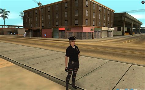 Gta San Andreas Gta Online Female Cop Skin Mod