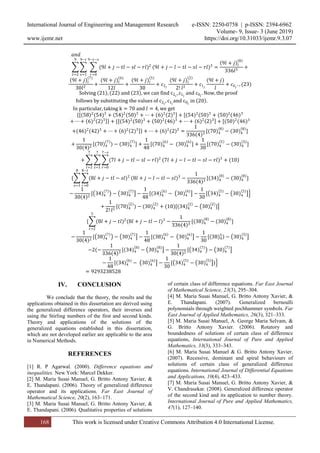 The Generalized Difference Operator of the 퐧 퐭퐡 Kind PDF