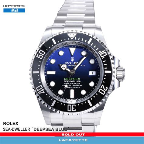 Rolex Sea Dweller Deepsea Blue Lafayette