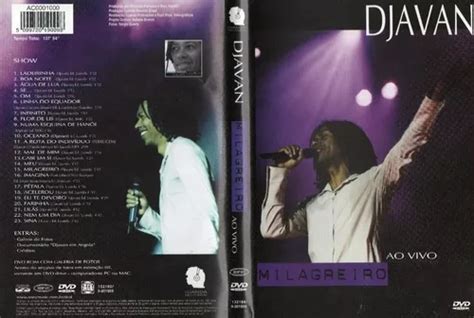 Djavan Milagreiro Ao Vivo Dvd Original Lacrado Mercadolivre