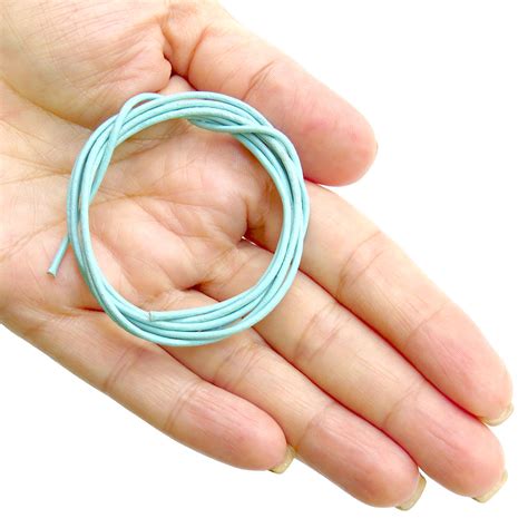 Fio de Couro Natural nude FL COU06 Pedra Mística