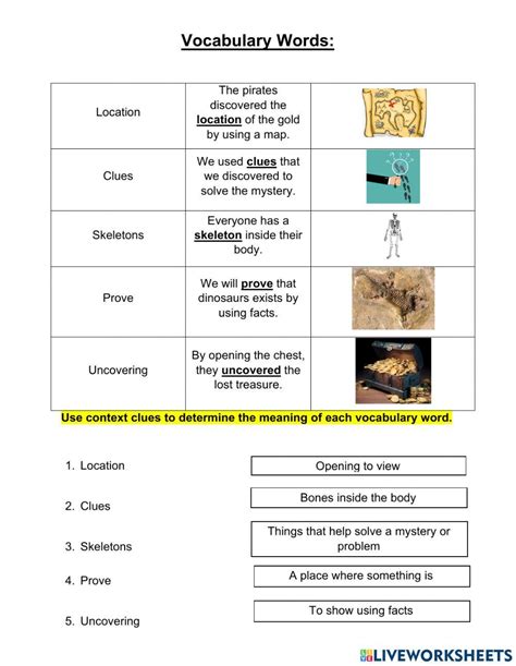 Grade 3 Context Clues Lesson 17 Pt 2 Worksheet Live Worksheets