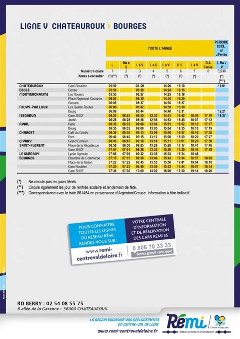 Lignes Et Horaires Remi Centre Val De Loire Commune De Ch Rost