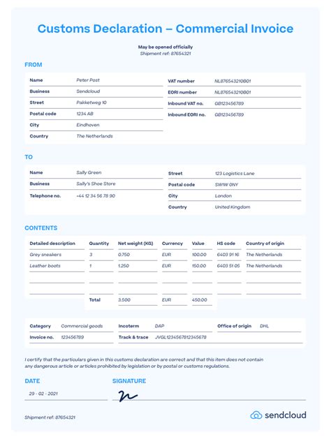 Commercial Invoice What Is It And When Do I Need One Free