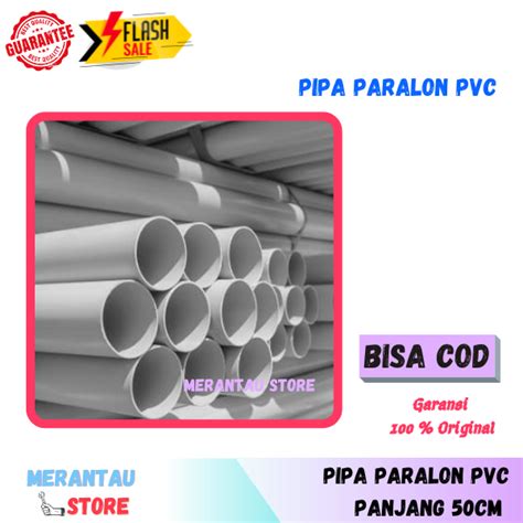 Pipa Potongan Paralon PVC 3 4 Inch Aw Panjang 50 Cm Berkualitas Murah