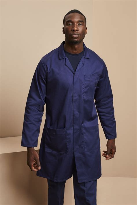 Portwest Men S Lab Coat C852 Navy Sj