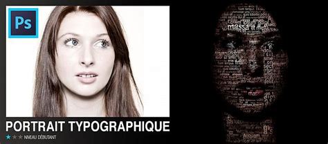 Portrait Typographique Portraits Photoshop