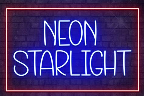 Neon Starlight Display Font Download Free Font