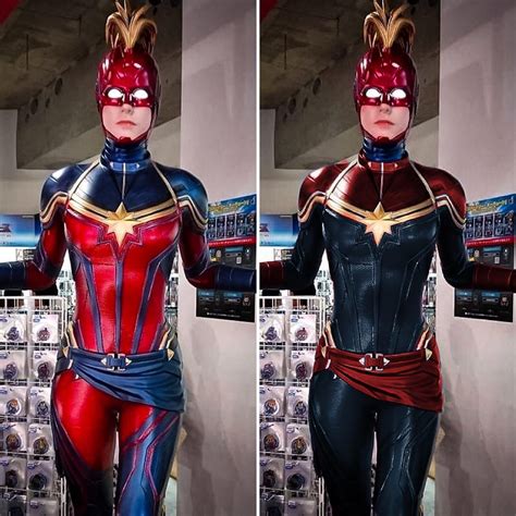 Captain Marvel with more comic-accurate colours... | Captain marvel