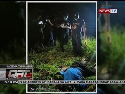 QRT Suspek Sa Pamamaril At Pananakot Sa Rosario Agusan Del Sur Patay