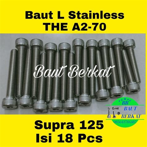 Jual Set Baut L Stainless Blok Mesin Supra Baut Mesin Supra Set