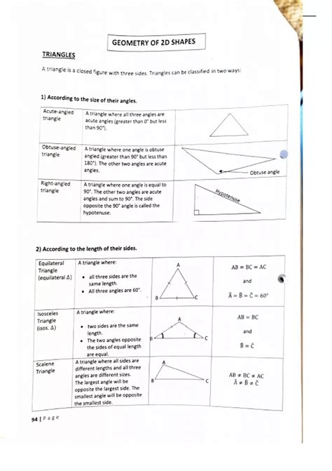 Checking GRADE 9 GEOMETRY WORKSHEETS WITH ANSWERS PDF TERM 4