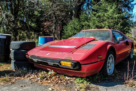 Abandoned Ferrari Quattrovalvole Abandoned Cars Abandoned Barn