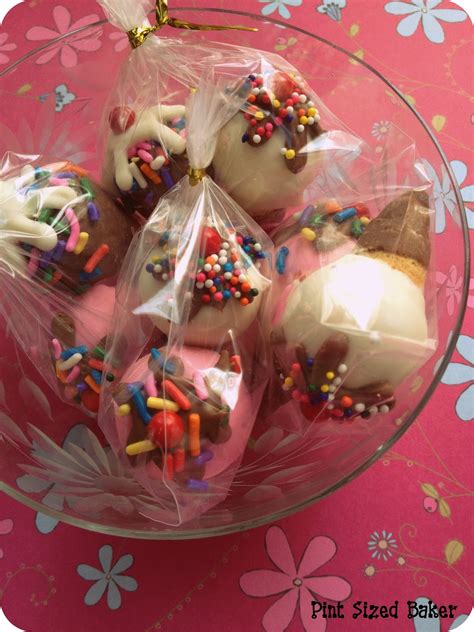 Mini Ice Cream Cone Cake Pops • Pint Sized Baker