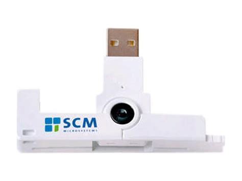 Scm Scr Usb Portable Id Contact Smart Card Reader Walmart