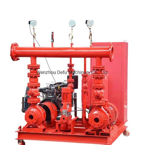 Fire Fighting Equipment Diesel Engine Driven Fire Pump Ul Listed