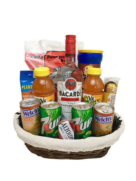 Bacardi T Basket T Baskets Liquor T Baskets Wine Country T Baskets