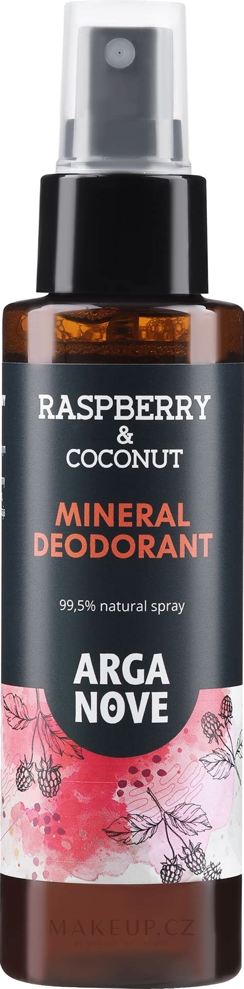 Arganove Natural Coconut And Raspberry Mineral Deodorant Minerální