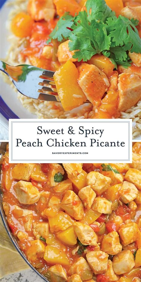 Peach chicken picante healthy and easy chicken recipes – Artofit