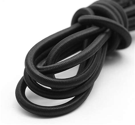 Ft Bungee Shock Cord Black Marine Grade Heavy Duty Shock Rope