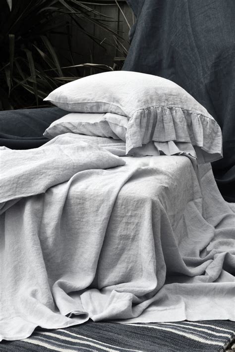 Luxurious natural linen sheets