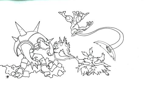 Nouveau Coloriage Pok Mon M Ga Volution Images Coloriage Pokemon