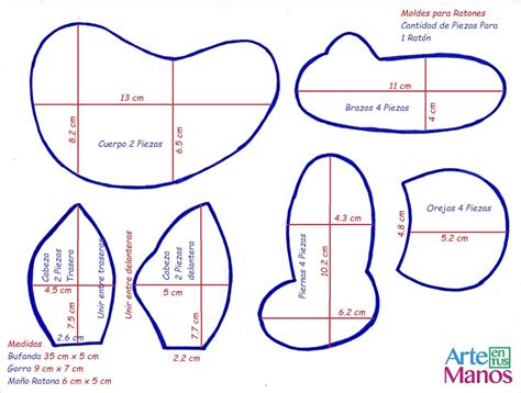 Ratinhos De Feltro Molde Gratuito Para Imprimir Ver E Fazer